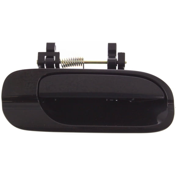 Exterior Door Handle Compatible with 2000-2006 Nissan Sentra Rear, Passenger Side Smooth Black