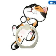 AkoaDa 360 Degree Cartoon Cat Ring Smartphone Stand Mobile Phone Stand Suitable For Iphone Huawei All Mobile Phones Fashion Mobile Phone Accessories Gifts
