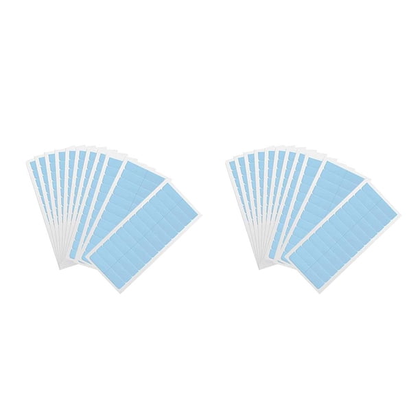Seitruly 12 piezas de cinta en extensiones de cabello, cintas adhesivas, herramientas de belleza adhesivas, pegatina de doble cara para azul 2piezas
