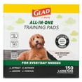 thumbnail image 2 of (3 pack) Glad for Pets Charcoal Odor Absorbent Puppy Training Pads, 150 Ct, 2 of 14
