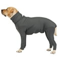 thumbnail image 7 of Dotoner Dog Surgical Recovery Suit for Dogs Long Sleeve Keep Dog from Licking Abdominal Wound Protector E-Collar Alternative After Surgery Wear Pet Supplier(3XL,Grey), 7 of 7