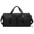 thumbnail image 1 of Sac de Sport Gym, Grande Capacité Imperméable et Résistant pour Voyage et Activités Extérieures, Orange Vif avec Séparateur Humide-Sec et Bretelles Réglables, 1 of 6