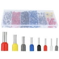 thumbnail image 1 of 1200Pcs Connecteurs de Fil Électrique Assortiment Kit Bornes de Fil Isolées Bornes de Sertissage de Fil, 1 of 14