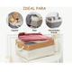 thumbnail image 2 of Set 3 Cajas Organizadoras Plegables color beige, 2 of 4