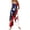 Navy, variant on 4th of July Jumpsuits for Women Red White Blue Print Cotton Linen Wide Leg 1776 Rompers Patriotic Sleeveless Stars Stripes Long Pants with Pockets Royal Blue M