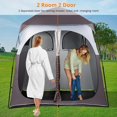 thumbnail image 4 of VINGLI 2 Person Shower Tent with Carrying Bag, 4 of 8