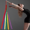 thumbnail image 5 of AURARMLET Gymnastic Ribbon Stick Training Multi Cloth 1Set for Students, 5 of 5