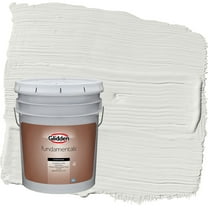Glidden Fundamentals Tundra Frost / Grey Flat Exterior Paint, 5 Gallon