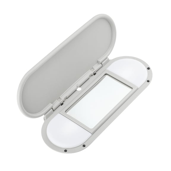 Unique Bargains Sun Visor Vanity Mirror Cover Makeup for BMW Mini Cooper Cooper S Clubman Hatchback Countryman F55 F56 F60 2015-2022 Replaces No.51167342194 Gray
