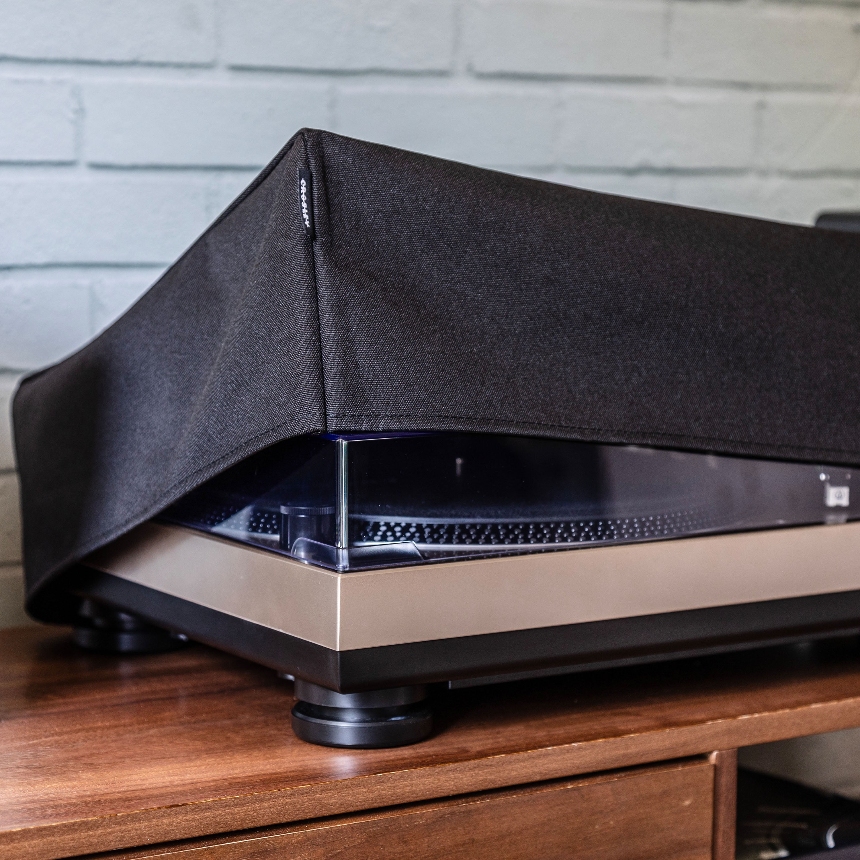 Crosley Fabric Turntable Dust Cover, Record Player Protector, Covers for Vinyl Players
