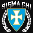thumbnail image 3 of CafePress - Sigma Chi Flag Colored Sweatshirt - Classic Crew Neck Sweatshirt, 3 of 4