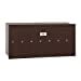 thumbnail image 3 of Salsbury Industries 3507ZRU Recessed Mounted Vertical Mailbox for use with USPS Lock, 7 Doors, Bronze, 3 of 4