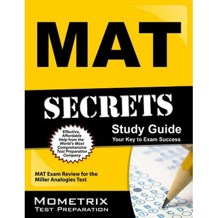 Mat Secrets Study Guide : Mat Exam Review for the Miller Analogies (Best Mcat Study Guide)