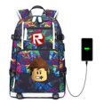 thumbnail image 1 of Mochila con interfaz de carga USB para hombre y mujer, morral escolar para adolescentes, ordenador portátil, interfaz de auriculares, 1 of 4