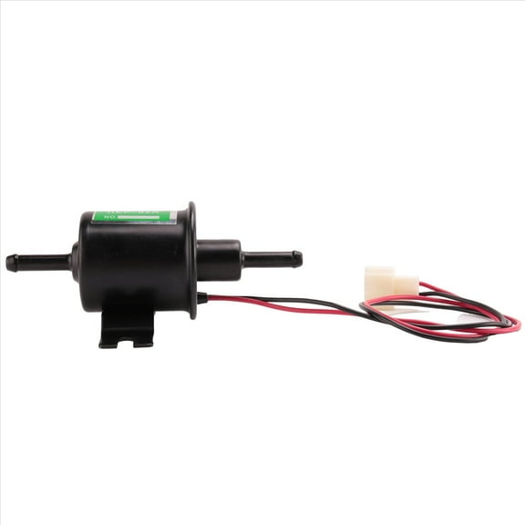 Universal 12V Heavy Duty Electric Fuel Pump Metal Solid Petrol Inline Fuel Pump Gasoline Transfer Pump 12 Volts HEP-02A,1*Fuel Pump,black