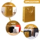 thumbnail image 3 of 12 piezas Bolsa de regalo de papel dorado bolso de compras bolsas para envoltura de ropa, 3 of 6