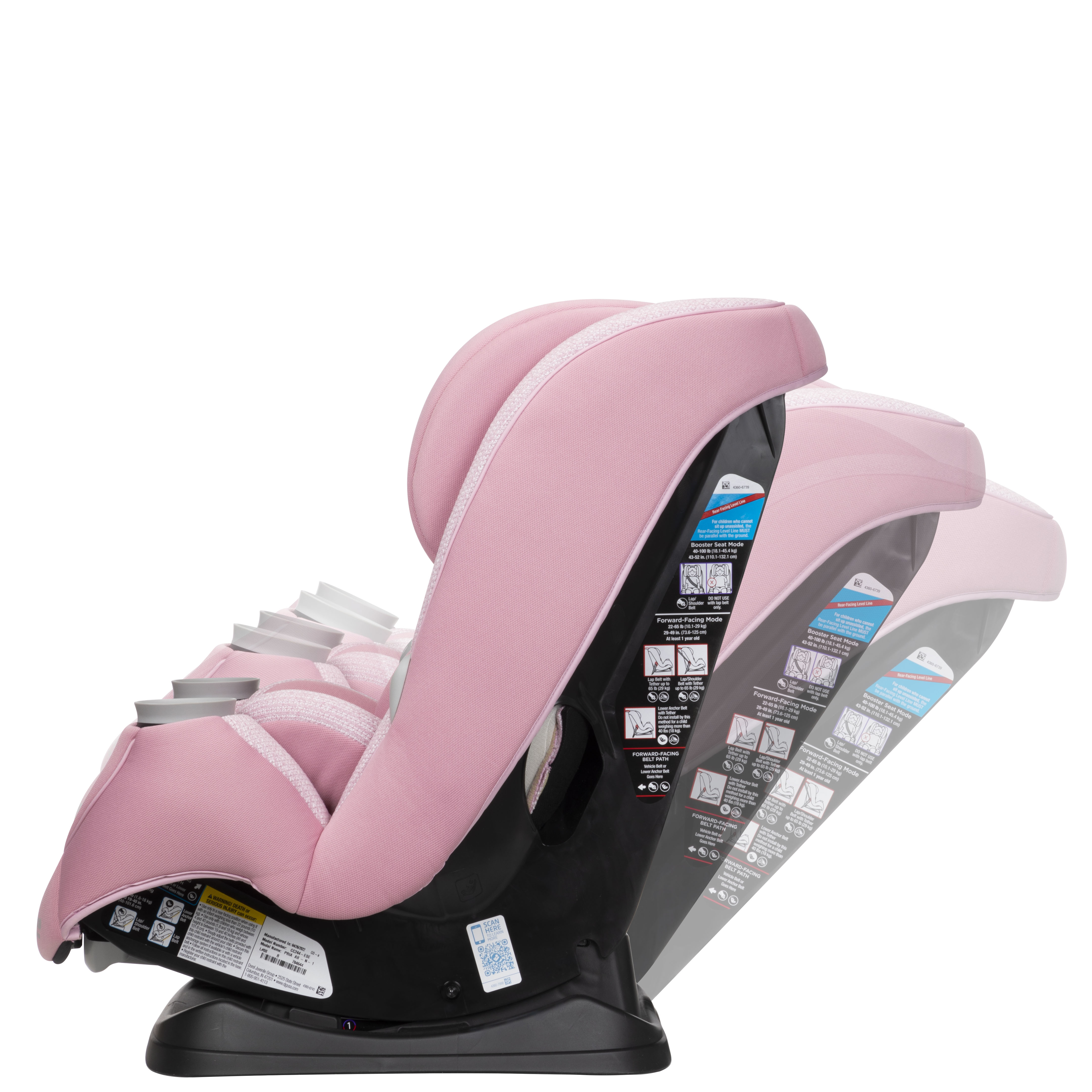 Maxi-Cosi Pria All-in-One Convertible Car Seat, Rose Pink Sweater – PureCosi, - image 4 of 6