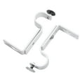 thumbnail image 1 of GARNECK Supports de Tringle à Rideaux 2 Pcs, Supports de Rideaux Réglables pour Montage Mural, Supports de Tringle à Rideaux 18-22 mm pour Fenêtre (Blanc), 1 of 9