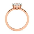 thumbnail image 3 of IGI Certified 4 Carat Round Shape Lab Grown Diamond Engagement Ring | 14K Rose Gold | Malissa Solitaire Diamond Ring | FG-VS1-VS2 Quality Friendly Diamonds, 3 of 6