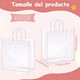 thumbnail image 2 of 30 Bolsa Regalo Con Asa Transparentes Boda Bautizo Recuerdos Xtellar plateado, 2 of 3