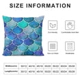 thumbnail image 5 of Throw Pillow Covers Pillow Covers Inch Set of Watercolor Rainbow Scales Throw Pillows Decorative Pillow Cases Cushion Covers for Bedroom Livingroom Sofa, 5 of 5