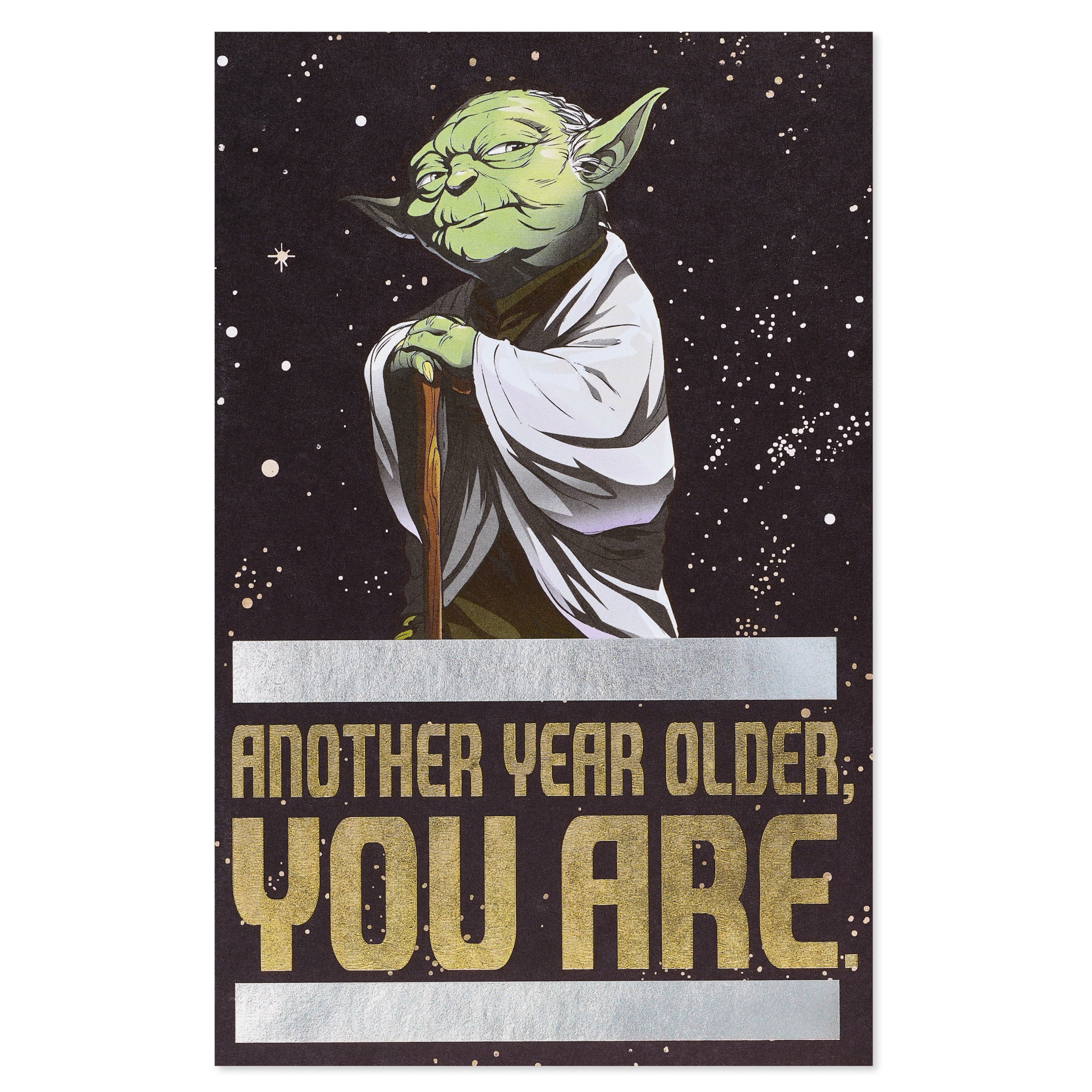 American Greetings Star Wars Yoda Birthday Card (Another Year Older)