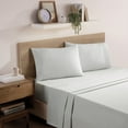 thumbnail image 5 of Host & Home Flat Sheets (Buk Case of 24), Brushed Microfiber Hypoallergenic Bedding - King - Grey, 5 of 8