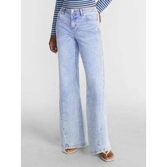 No Boundaries Relaxed Flare Jeans, 31'' Inseam, Women's 00-20