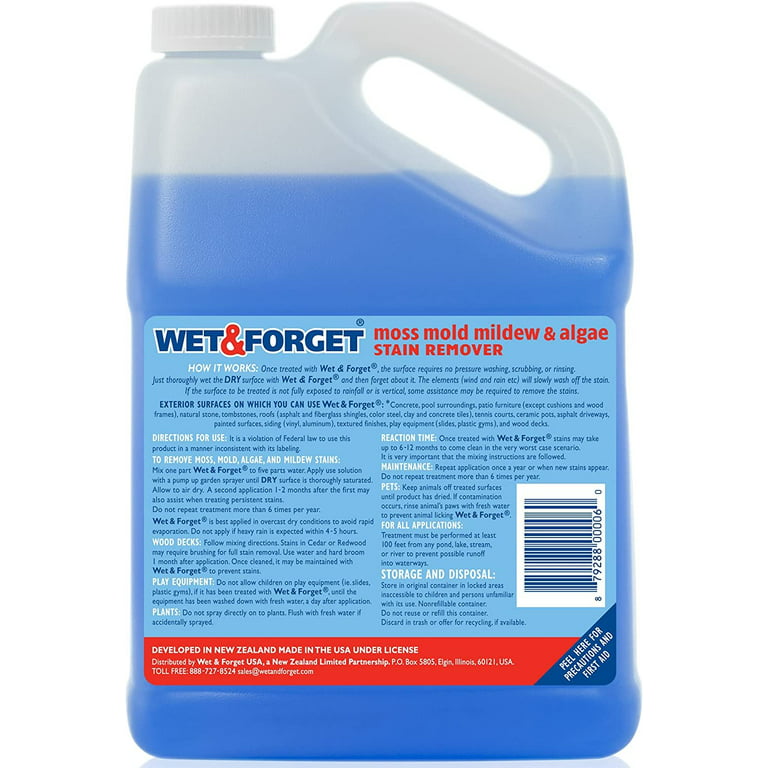 Wet & Forget Concentrate, No Scrub Outdoor Cleaner