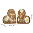 thumbnail image 3 of xaoyunyn Thanksgiving Heart Shaped Tabletop Decorations Grateful and Blessed Wooden Signs Fall Home Decor with Warm and Festive Design, 3 of 6