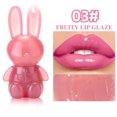 thumbnail image 1 of CLLC Set de brillo labial hidratante con forma de conejito, brillo labial con forma de conejito, labiales líquidos hidratantes en gel, tinte labial, maquillaje bonito de larga duración, resistente al, 1 of 8