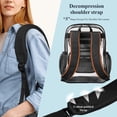 thumbnail image 4 of Mochila transparente PACKISM 17 de PVC resistente, negro transparente, 4 of 9