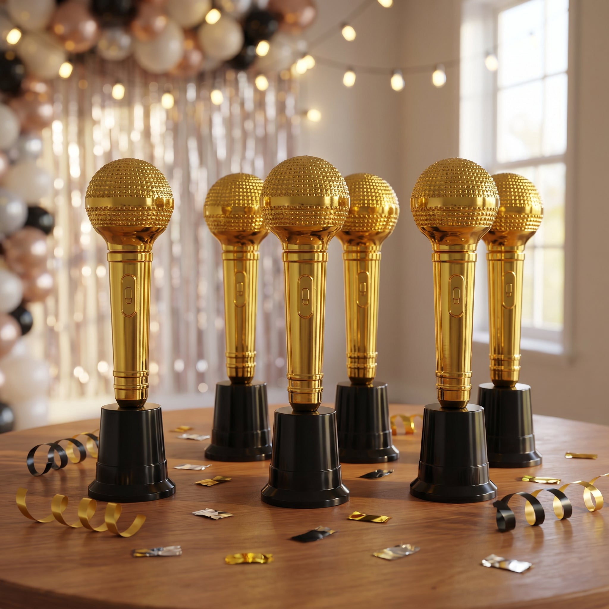 6 Pack Bulk Microphone Party Award