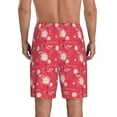 thumbnail image 3 of Daiia Hello Summer Flamingo Mens Woven Stretch Pajama Short,Short Pajama Pants-Large, 3 of 9
