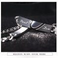 thumbnail image 2 of K-KED Creative Delicate Jewelry Heart Shaped Puzzle Couple Stainless Steel Bracelet Chains-male, 2 of 6