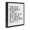 thumbnail image 2 of Stupell Industries Shabby Chic Share My Heart Inspirational Black Floating Frame Canvas Art, 18 x 18, by Jaxn Blvd., 2 of 7