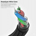 thumbnail image 4 of Cable Audio macho a macho Auxiliar 3.5mm VENTION 3m Trenzado, 4 of 6