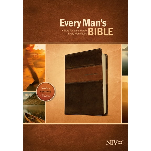 Every Man's Bible-NIV-Deluxe Heritage, (Hardcover)