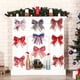 thumbnail image 3 of Colgante decorativo de doble capa con lazo, adecuado para decorar Cajas de Regalo, árbol de Navidad, puerta y pared, 3 of 4
