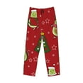 thumbnail image 4 of Disketp Avocado Christmas Men'S Pajama Pants - Ultra Soft Fleece Sleep And Lounge Pants (Size: S-Xxl), 4 of 9