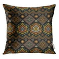 thumbnail image 1 of RYLABLUE Motif Coloré Ethno Ethnique Boho Tribal Abstrait Répétable Jeter Taie d'Oreiller Housse de Coussin, 1 of 1