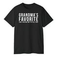 thumbnail image 3 of Grandma’s Favorite Funny T-Shirt – Gift for Grandson or Granddaughter, Cute Family Humor Tee, 3 of 5