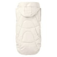 thumbnail image 5 of Tiqkatyck Sweater Vest Women Hooded Short Down Vest Full Zip Sleeveless Vest Fashionable Coats Jacket Sweater Vest Beige, 5 of 6