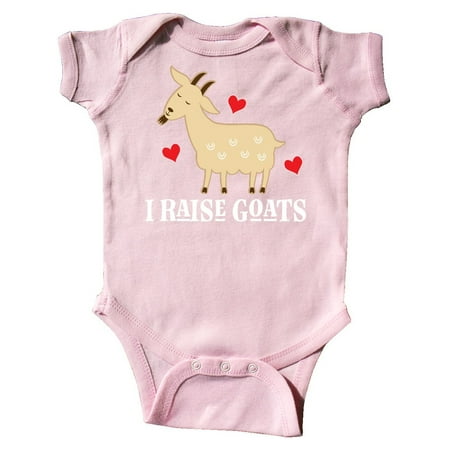 

Inktastic I Raise Goats Farming Gift Baby Boy or Baby Girl Bodysuit