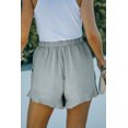 thumbnail image 1 of ABPHQTO Shorts de cintura alta con volantes y bolsillos para mujer, 1 of 5