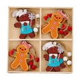 thumbnail image 1 of 12 adornos navideños de jengibre colgante de madera de dibujos animados para decoración Strade Fareast Limited, 1 of 8