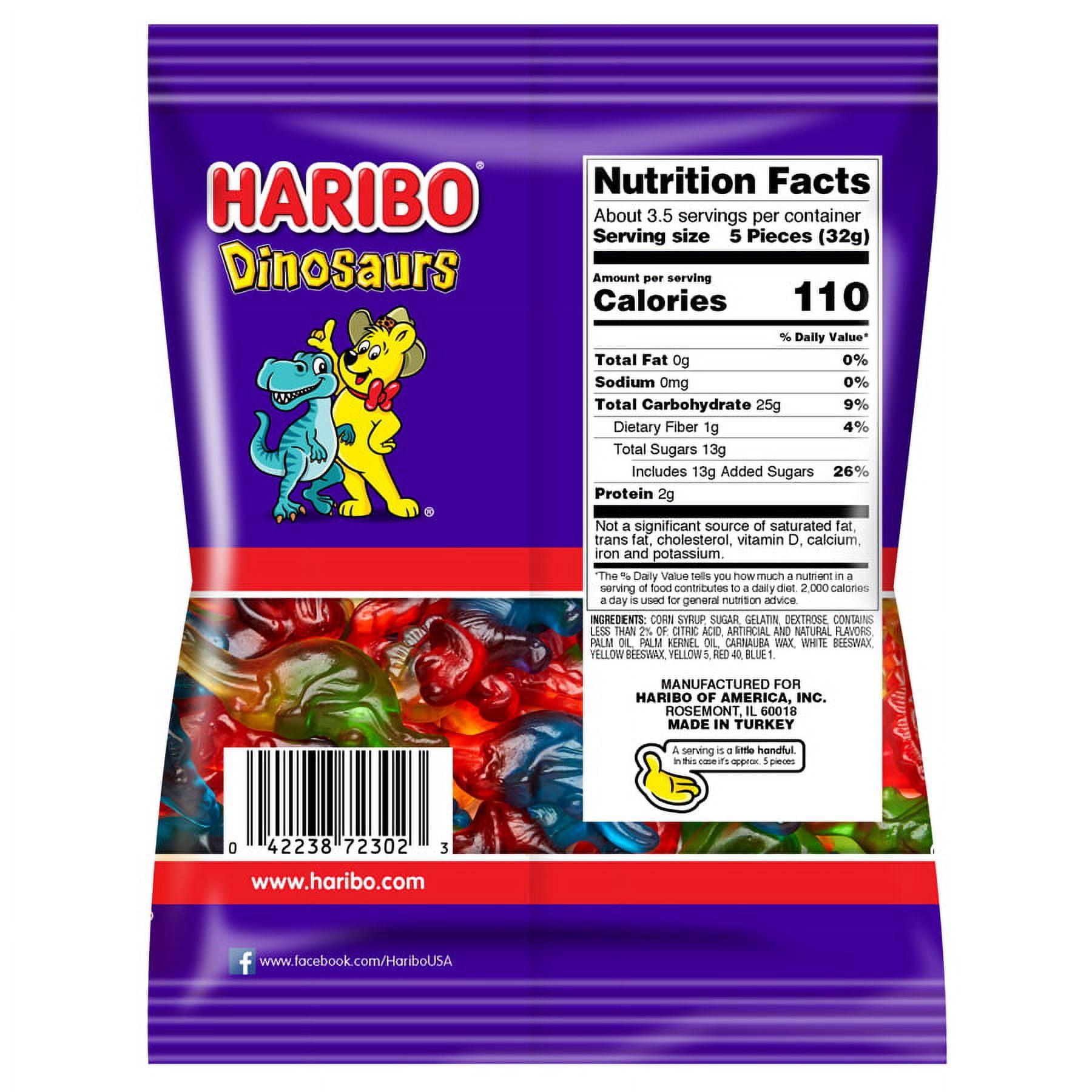 Haribo Dinosaurs 4oz