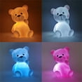 thumbnail image 3 of Lámpara de noche LED con bonitos dibujos de animales, oso, unicornio, nube, estrella, luna, luz de noche para habitación de bebé, dormitorio, sala de estar, 3 of 4