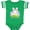 Football Green and White, variant on Inktastic My First Easter- Cute Bunny with Eggs Boys or Girls Baby Bodysuit