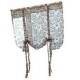 thumbnail image 1 of Cortina romana de gasa de poliéster jacquard para ventana 1 café 80x100cm, 1 of 9